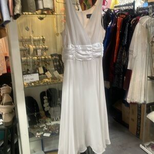 Connected white dress